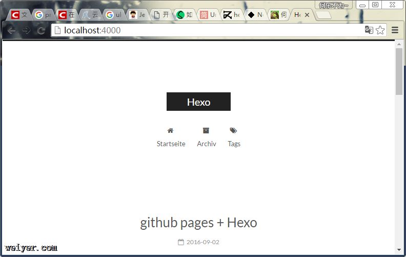GithubPages+HexoѲ͵Ľ()