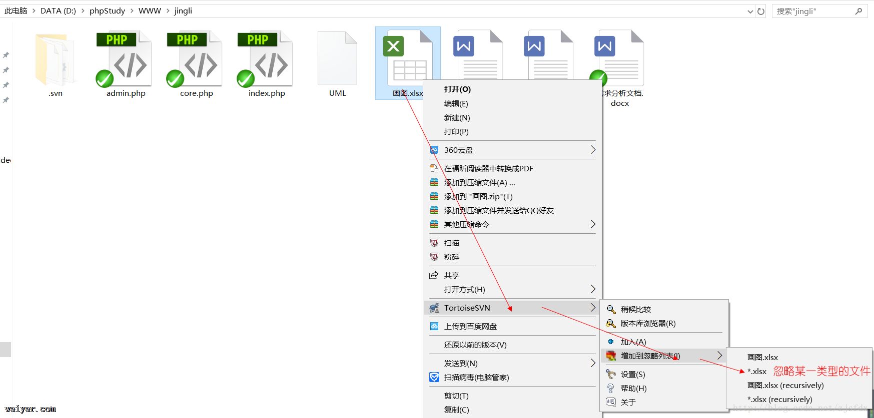 SVN图标集与忽略功能实例讲解 SVN图标集与忽略功能实例讲解